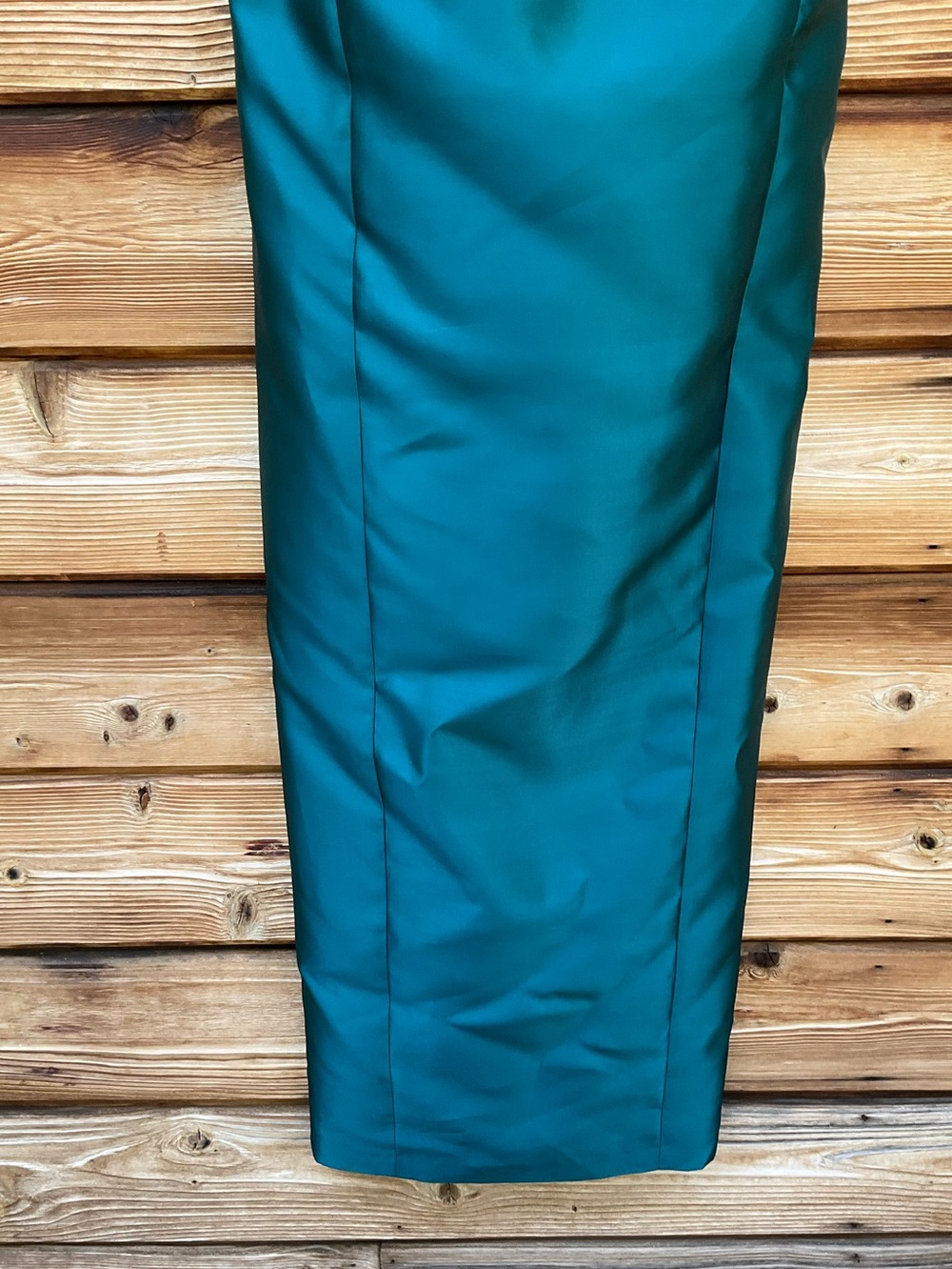 NWT Donna Karan Green Strapless Sweetheart Gown Size 4 - Picture 7 of 13